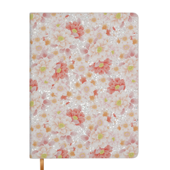 Щоденник датов. 2026 BLOOM, A5, бежевий, штуч.шкіра