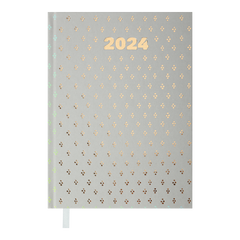 Щоденник датований 2024 MODERNA, A5, сірий