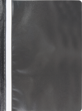Папка-швидкозшивач з механізмом "вусики", JOBMAX, А4, 110/110 мкм, чорна