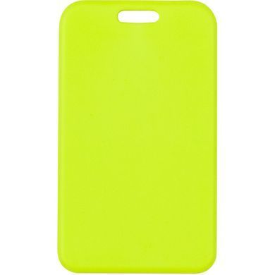 Бейдж-чехол SoftTouch матовый, салатовый, 4550V(54*85 мм)