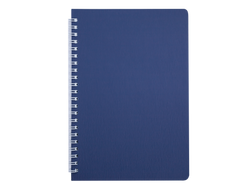 Зошит для нотаток BARK, А5, 60 аркушів, клітинка, пластикова обкладинка, синій