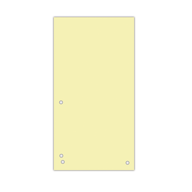 Индекс-разделитель 105х230 мм, 100шт., картон, желтый