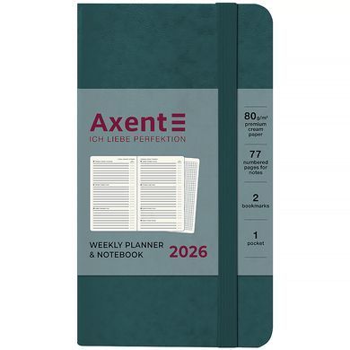 Щотижневик 2026 Pocket Strong, 90*150, лазурний