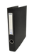 Папка-реєстратор двосторонняороння, 2 D-обр.кільця, А4, ширина торця 40 мм, чорна, Чорний