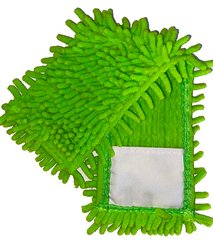 Насадка змінна з мікрофібри шиньйон "1000 пальців", зелена