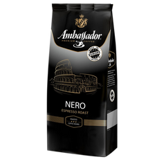 Кофе в зернах Ambassador Nero, пакет 1000г*6 (PL)