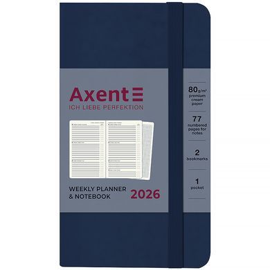 Щотижневик 2026 Pocket Strong, 90*150, синій