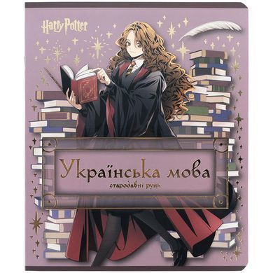 Зошит предметн. 24 арк., лн., фольга+УФ, HP, укр. мова