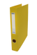 Папка-регистратор двухсторонняя, 2 D-обр.кольца, А4, ширина торца 40 мм, желтая