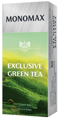 Чай зелений 37,5г (1.5г*25), пакет, EXCLUSIVE GREEN TEA, МОNОМАХ