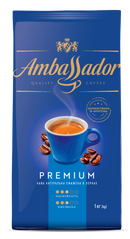 Кофе в зернах 1000г*6, пакет, "Blue Label", AMBASSADOR PREMIUM (PL)
