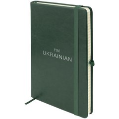 Книга записна Partner Lux, 125*195, 96арк, кл, зел,Ukrainian