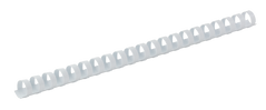 Пластикові пружини для палітурки, d 45мм, А4, 410 арк., овальні, білі, по 50 шт. в упаковці