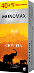 Чай чорний 90г (2г*45), пакет, CEYLON, МОNОМАХ