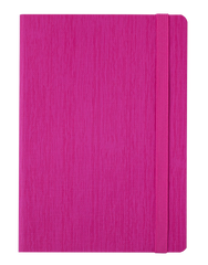Блокнот діловий COLOR TUNES, А5, 96 аркушів, нелінов, рожевий, штучна шкіра