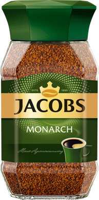 Кава розчинна 95 г, скляна банка, JACOBS MONARCH