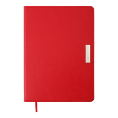Щоденник недатований SALERNO, A5, червоний, штучна шкіра