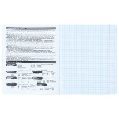 Зошит предметн. 48 арк., кл., фольга+УФ, HP, географія