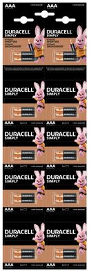 Елемент живлення (батарейка) DURACELL LR3 (AАA), відривний набір 20шт/упак (10*2шт)