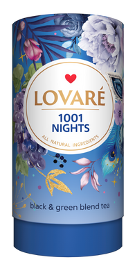Чай бленд чорного та зеленого 80г, лист, "1001 Nights", LOVARE