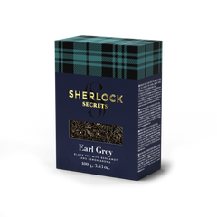Чай чорний листовий 100г "Earl Grey", Sherlock Secrets