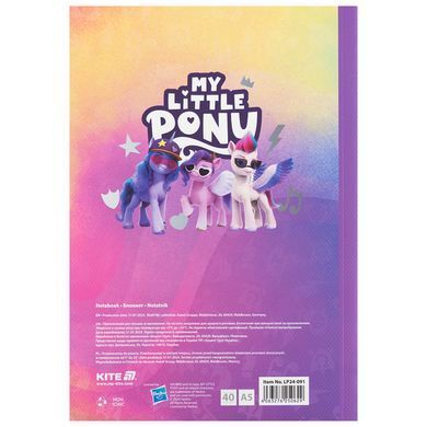 Блокнот м'яка обкл. А5, 40 арк., клітинка, LP