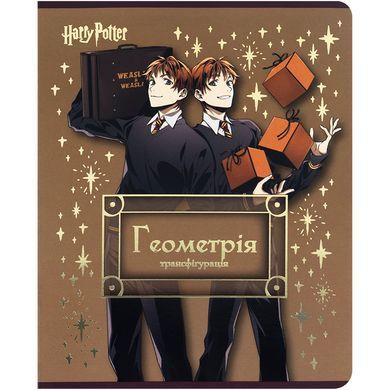 Зошит предметн. 48 арк., кл., фольга+УФ, HP, геометрія
