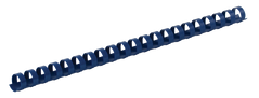 Пластикові пружини для палітурки, d 22мм, А4, 180 арк., круглі, сині, по 50 шт. в упаковці
