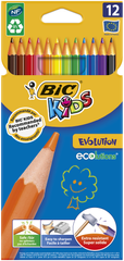 Карандаши цветные "Kids Evolution", 12 шт