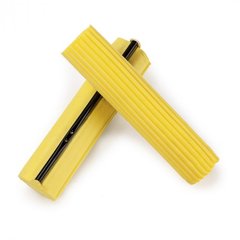 Запасна губка м'яка жовта для швабри з вiджимом Middle Soft (SMD09921 (29см)