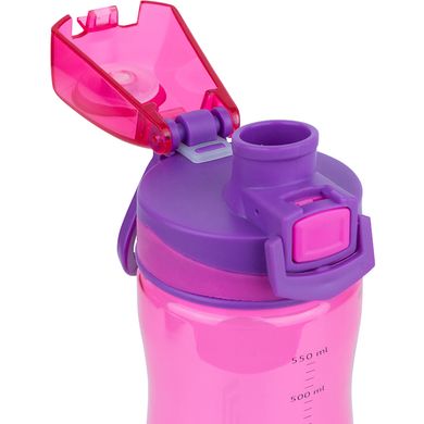 Пляшечка для води, 650 мл, рожева