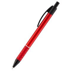 Ручка масляна автоматична Prestige корпус червоний, синя