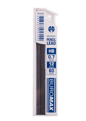 Стержни для механического карандаша, HB, 0,7 мм, 12 шт.