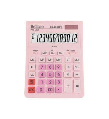 Калькулятор BS-8888PK 12р., 2-живл.