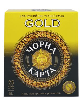 Кава розчинна 1.8г стік*25 "Gold", ЧОРНА КАРТА