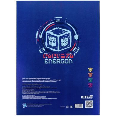 Папір кольор. неон. (10арк/5кол), A4 TF