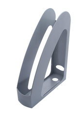 Лоток пласт. вертикальный "Радуга",передняя стенка, JOBMAX, серый