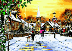 Картина за номерами "Зимова прогулянка", 40*50, ART Line