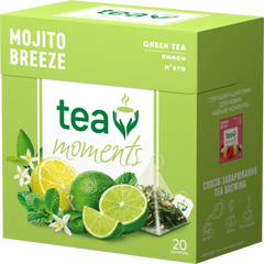 Чай зелений 36г (1.8г*20), пірамідки, "Mojito Breeze", Tea Moments