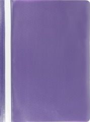 Папка-скоросшиватель с механизмом "усики", JOBMAX, А4, 110/110 мкм, фиолетовая