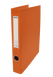 Папка-реєстратор двосторонняороння, 2 D-обр.кільця, А4, ширина торця 40 мм, чорна, Помаранчевий
