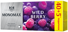 Чай чорний 67,5г (1.5г*45), пакет, WILD BERRY, МОNОМАХ