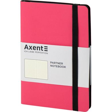 Книга записна Partner Soft, 125*195, 96 аркушів, крапка, рожева