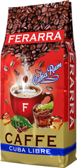 Кава в зернах 1000г, CAFFE CUBA LIBRE з клапаном, FERARRA