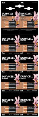 /Эл.питания (батарейка) DURACELL LR6 (AA), отрывной набор 20шт/упак (10*2шт)