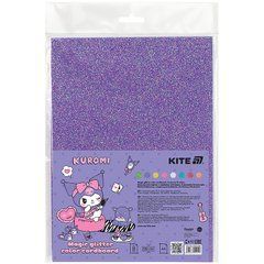 Картон кольоровий з чарівним гліттером (8арк/8 кол), А4 HK