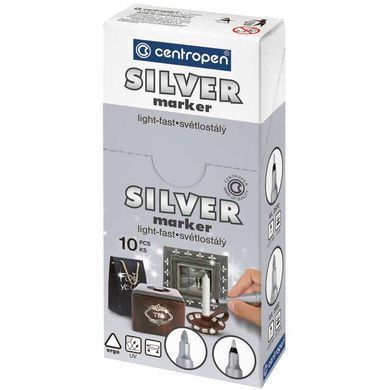 Маркер Silver 2670 1 мм. срібний