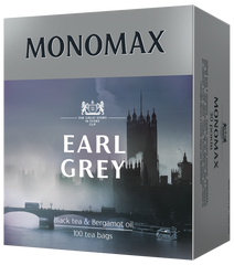 Чай чорний 200г (2г*100), пакет, EARL GREY, МОNОМАХ