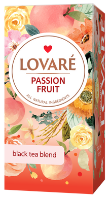 Чай чорний 48г (2г*24), пакет, "Passion fruit", LOVARE
