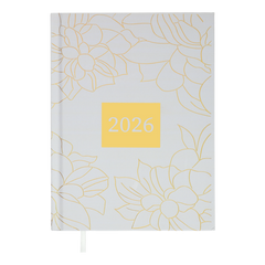 Щоденник датов. поліграфічний FANTASTIC 2026, A5, білий